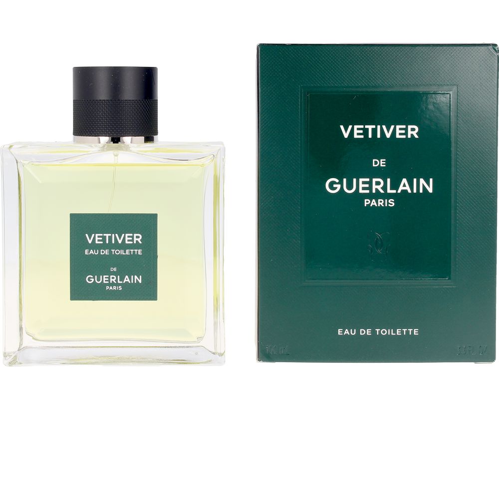 Clear 100 ml eau de toilette bottle labelled Vetiver Citrus, woody-citrus fragrance for Man