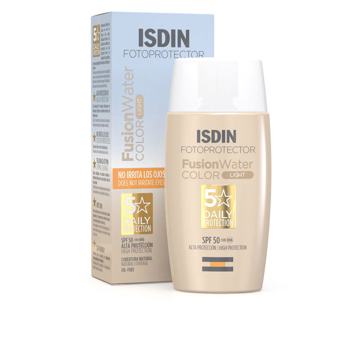 50 ml light-tinted water sunscreen bottle, SPF 50+, Unisex daily protector