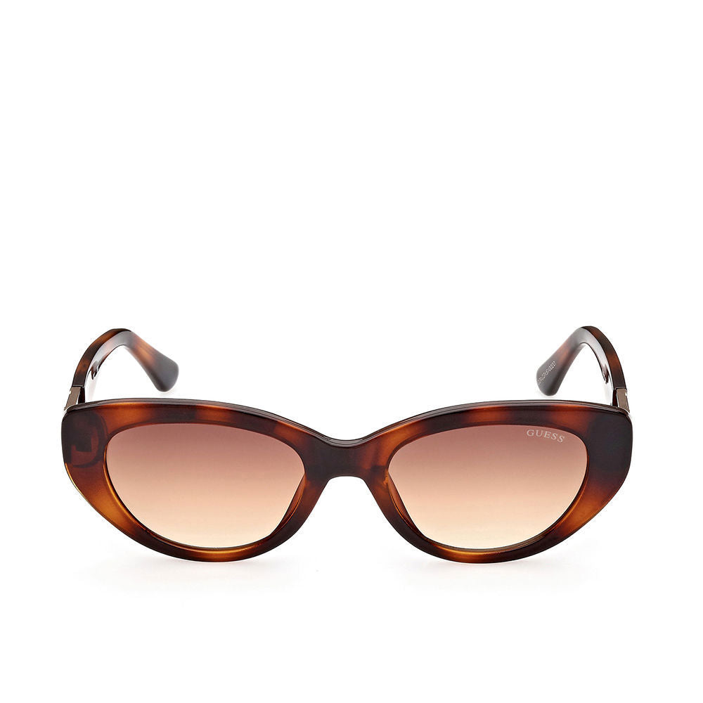 Round Havana acetate sunglasses, 51mm lenses, warm brown finish for Women