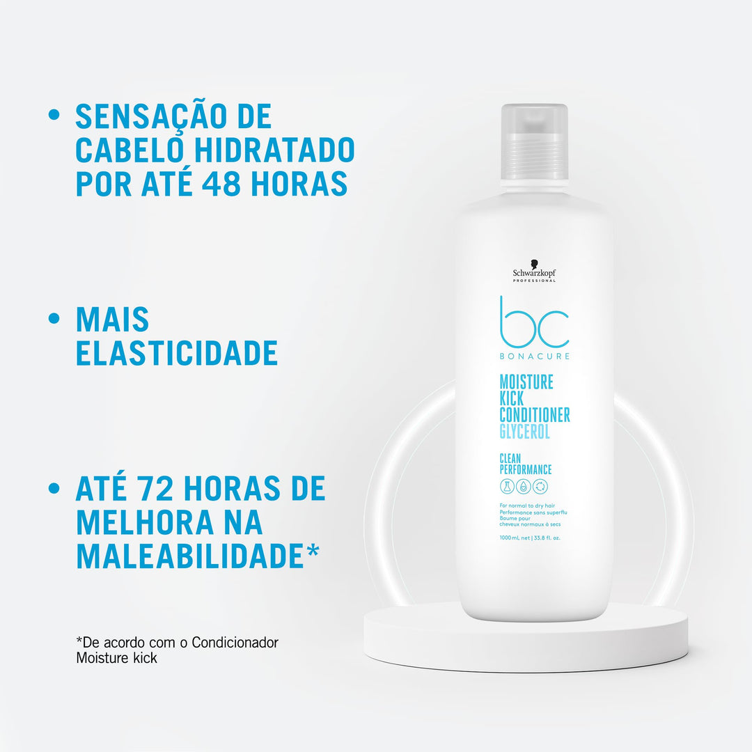 1 litre conditioner bottle, Moisture Kick hydrating formula for Unisex hair