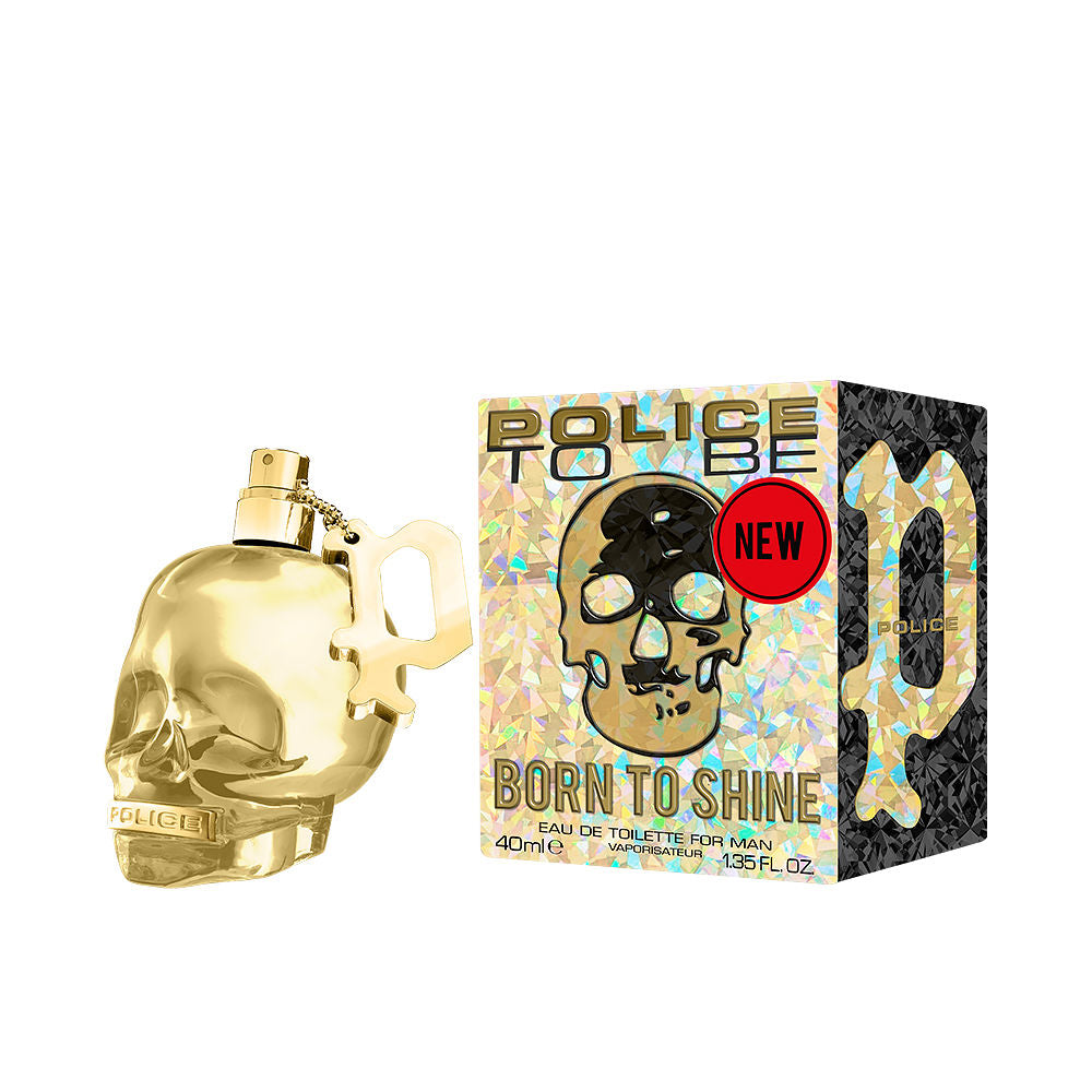 40 ml gilded skull bottle, mint-citrus lavender fragrance for Man