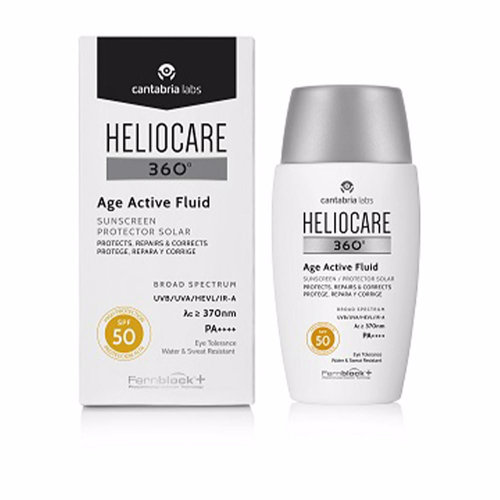 50 ml ultralight SPF50 fluid sunscreen bottle, white finish, Unisex