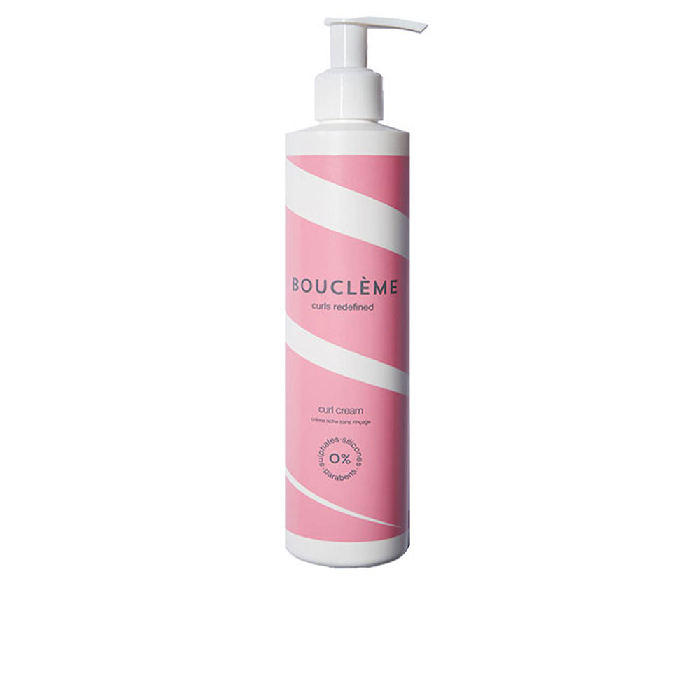300 ml coconut curl cream bottle for defined natural curls, pump dispenser