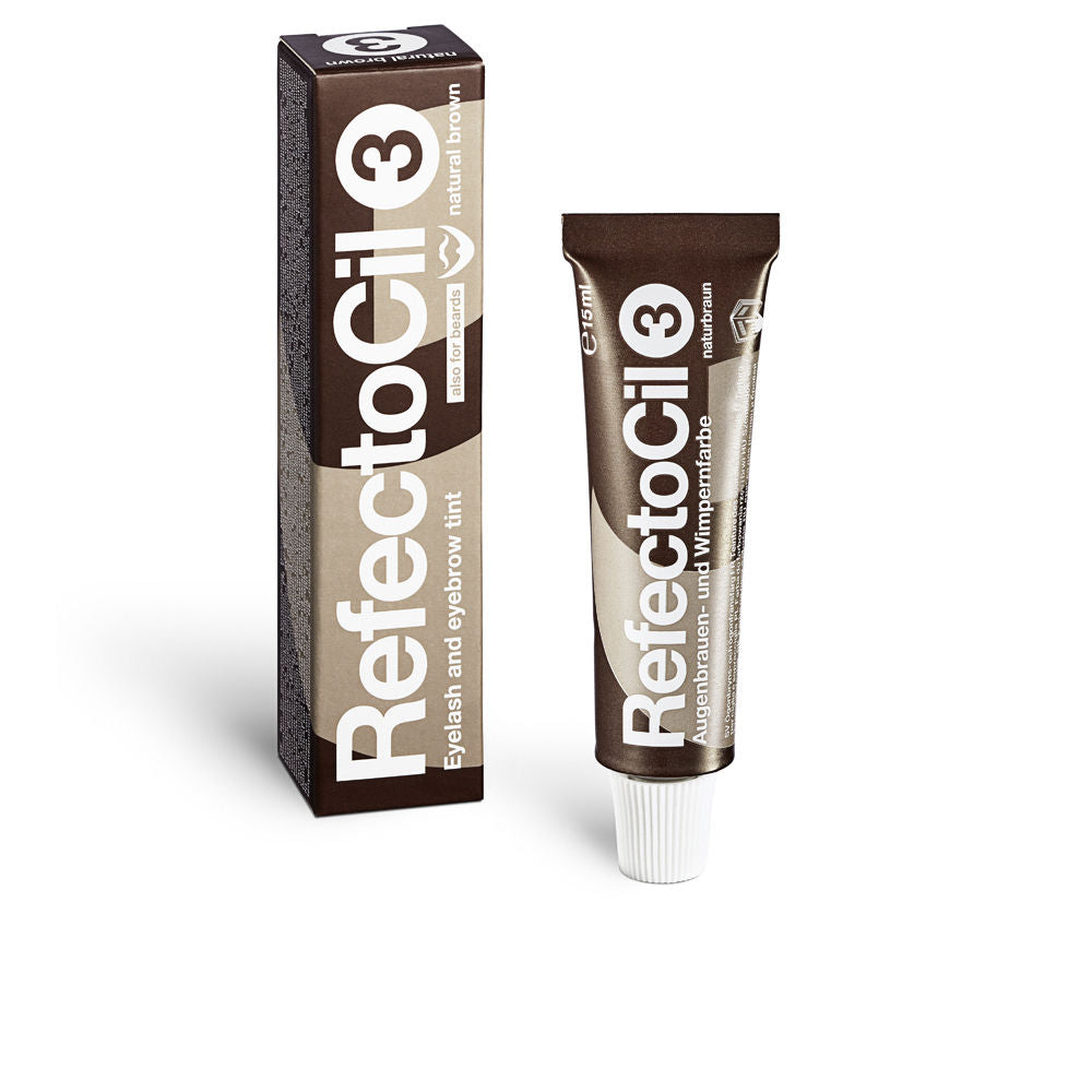 15 ml tube of Graphite eyelash and brow tint in neutral grey-brown shade