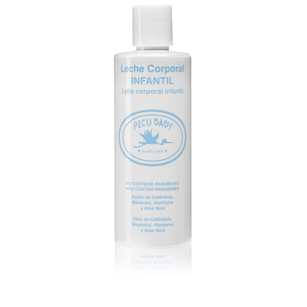Bottle of Picu Baby Infant Body Milk with soft fragrance for baby skin