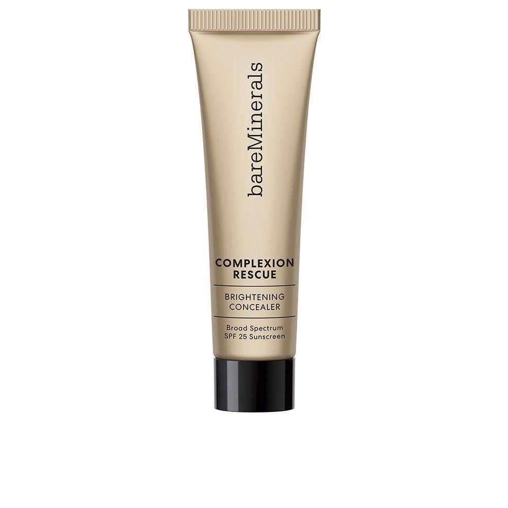 Slim tube of mahogany-toned illuminating eye concealer, 10 ml, SPF 25