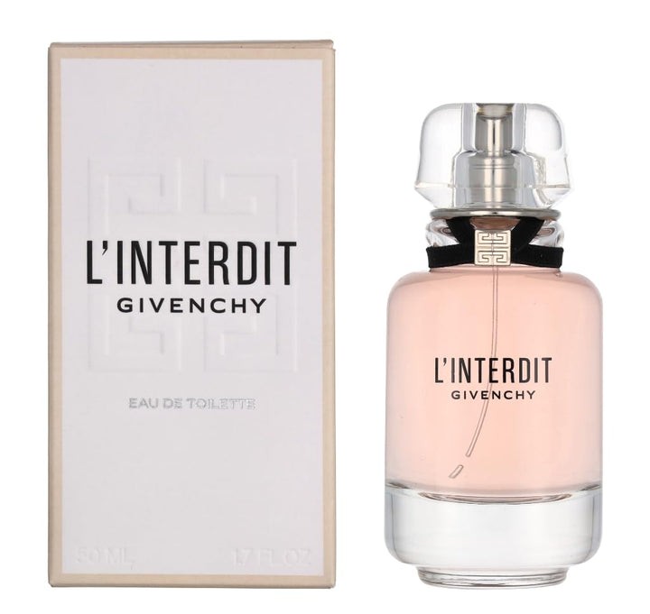 50 ml glass bottle Eau de Toilette with black ribbon and four-G emblem