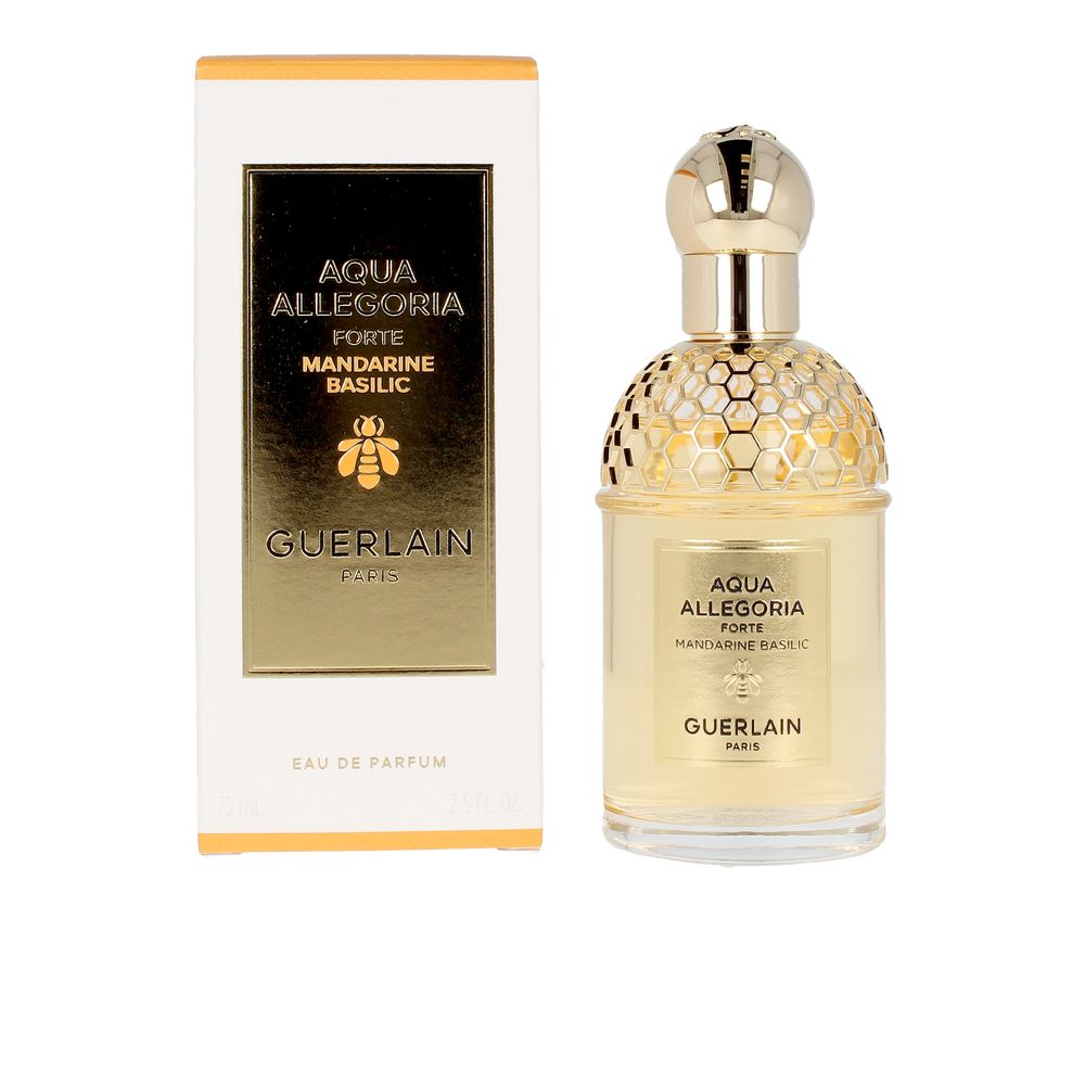 75 ml refillable glass bottle of Mandarin Basilic Forte Eau de Parfum