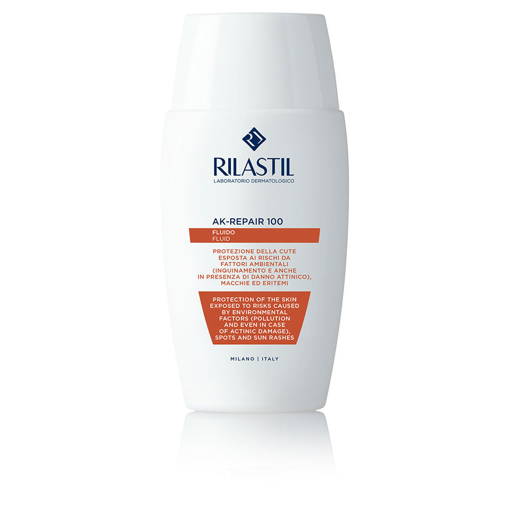 50 ml matte fluid sunscreen bottle, SPF 50+, oil‑control unisex