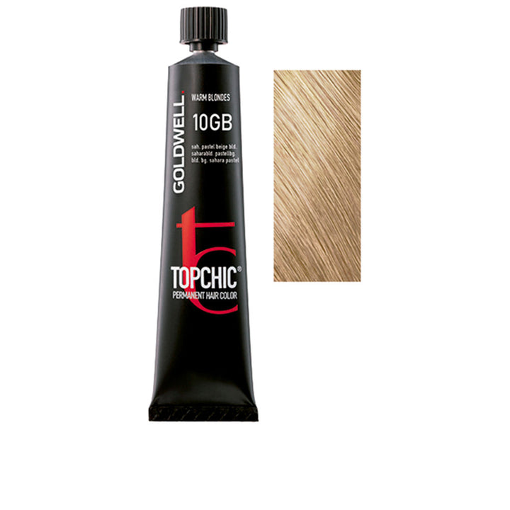 60 ml tube of permanent platinum blonde hair colour, shade 10GB