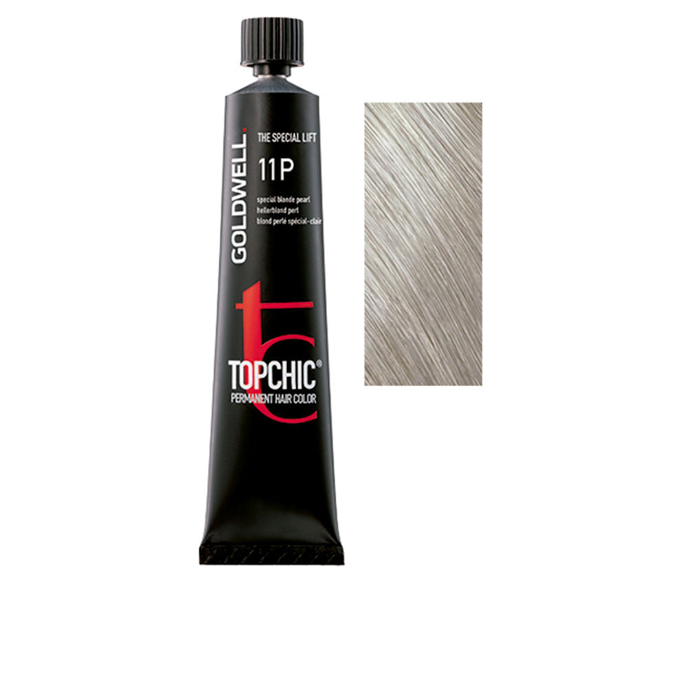 Tube of permanent cream hair colour, 60 ml, pale blonde shade