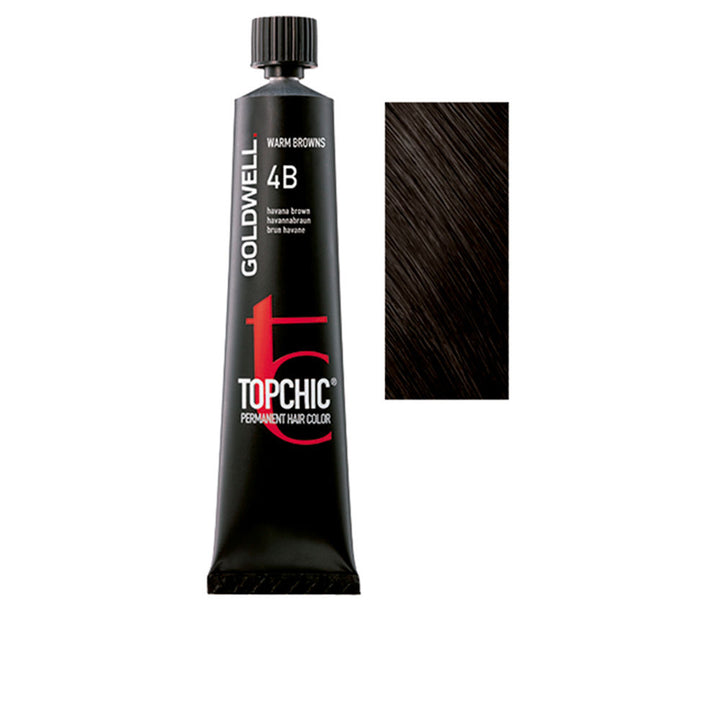 60 ml tube of permanent hair colour, shade 4B, single‑use packaging