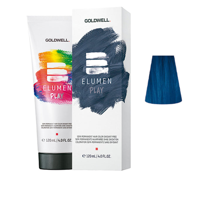 120 ml tube of vivid blue semi‑permanent hair colour, ammonia‑free packaging