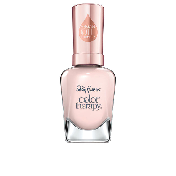 Sheer neutral argan nail polish bottle, 14.7 ml, soft translucent finish