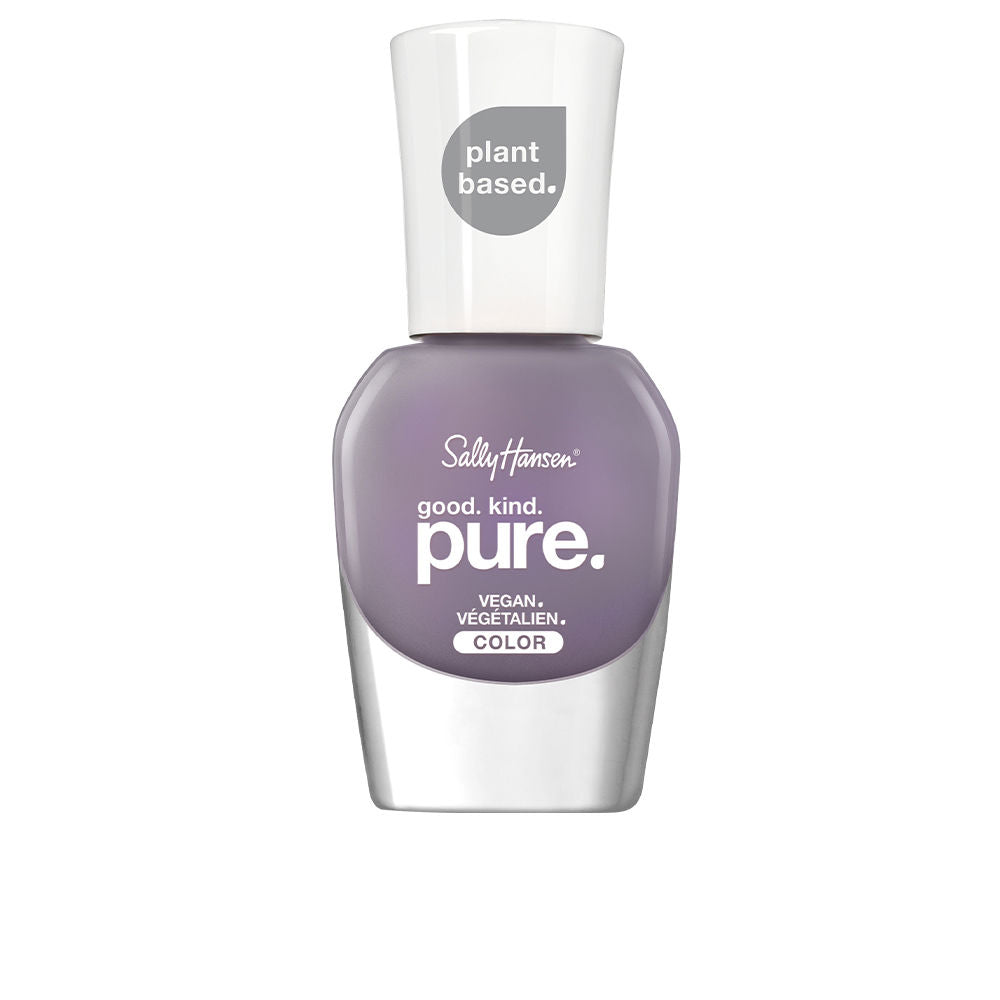 10 ml lavender nail polish bottle with recycled cap and vegetable-fibre brush