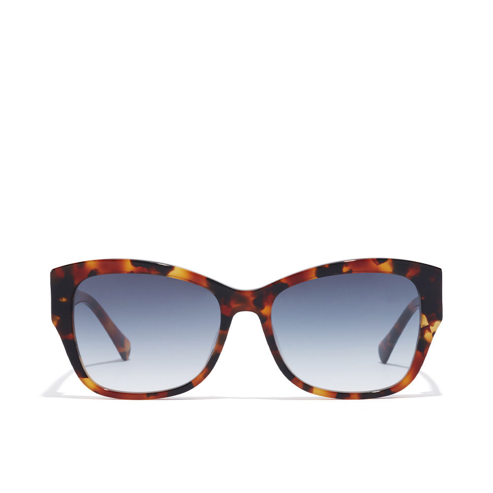 Tortoiseshell acetate cat‑eye sunglasses with blue gradient lenses, Unisex