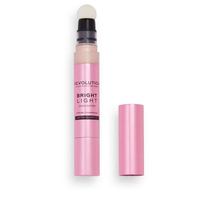 Tube of strobe champagne liquid highlighter with sponge applicator, 3 ml