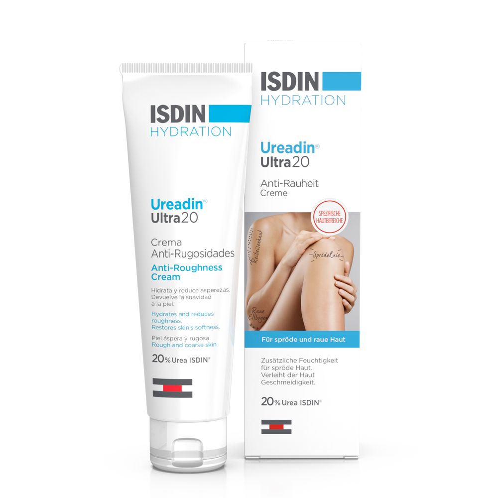 50 ml tube of 20% urea repairing body cream for very dry, rough skin, Unisex