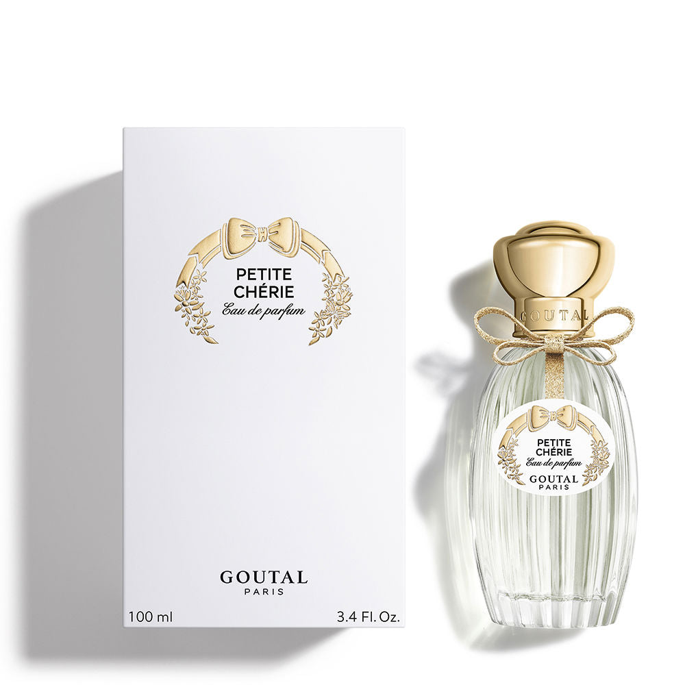Glass bottle of Petite Chérie EDP 100 ml, pear and rose fragrance for Women