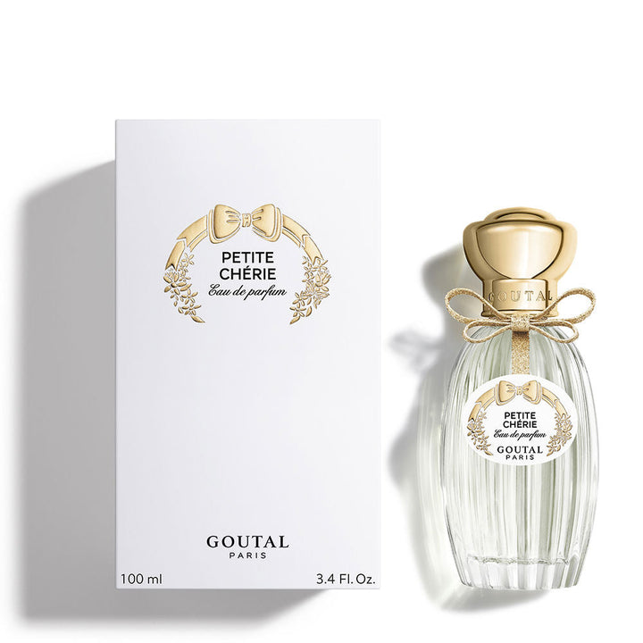 Glass bottle of Petite Chérie EDP 100 ml, pear and rose fragrance for Women