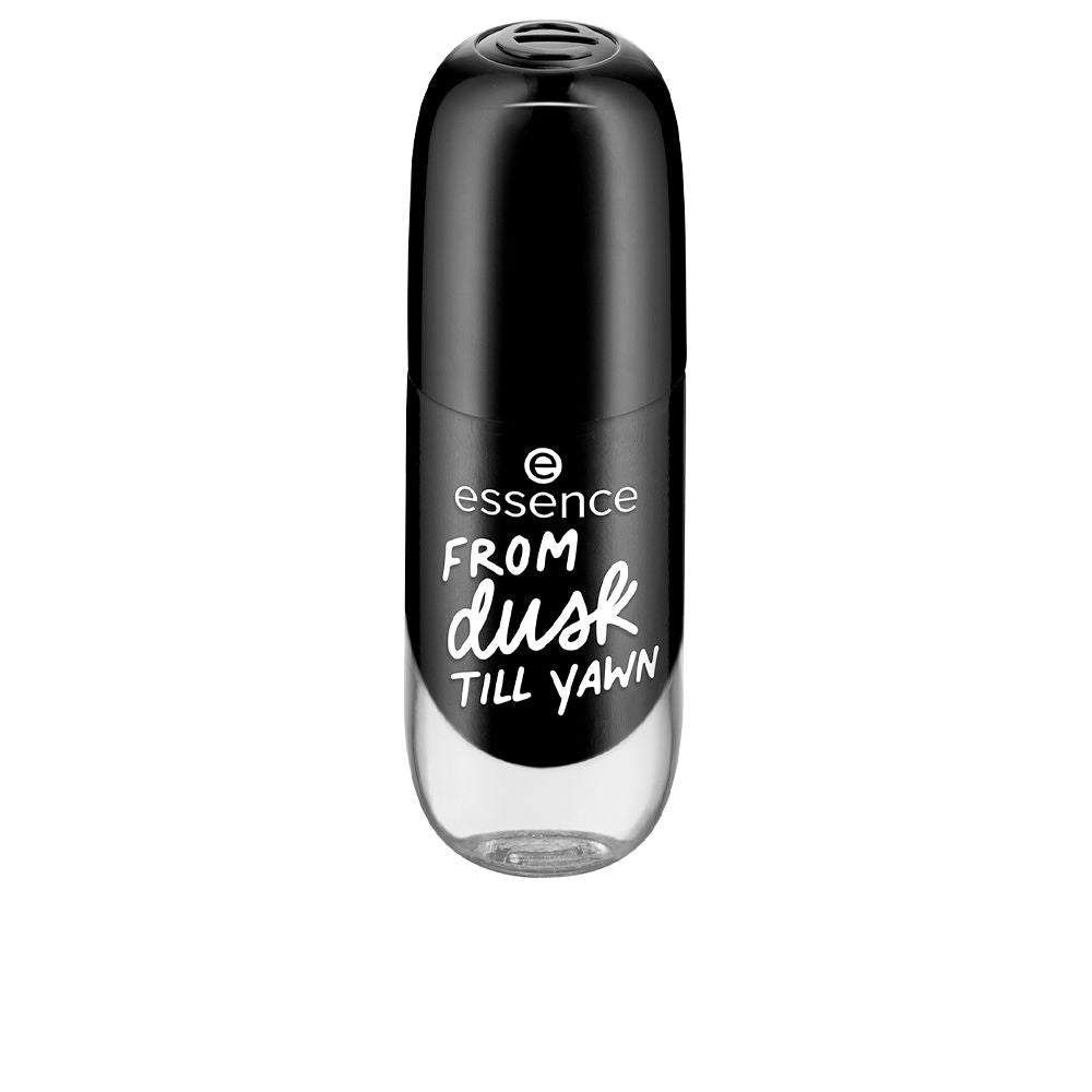 8 ml roll-on bottle of warm mauve gel-finish nail lacquer, double-touch brush