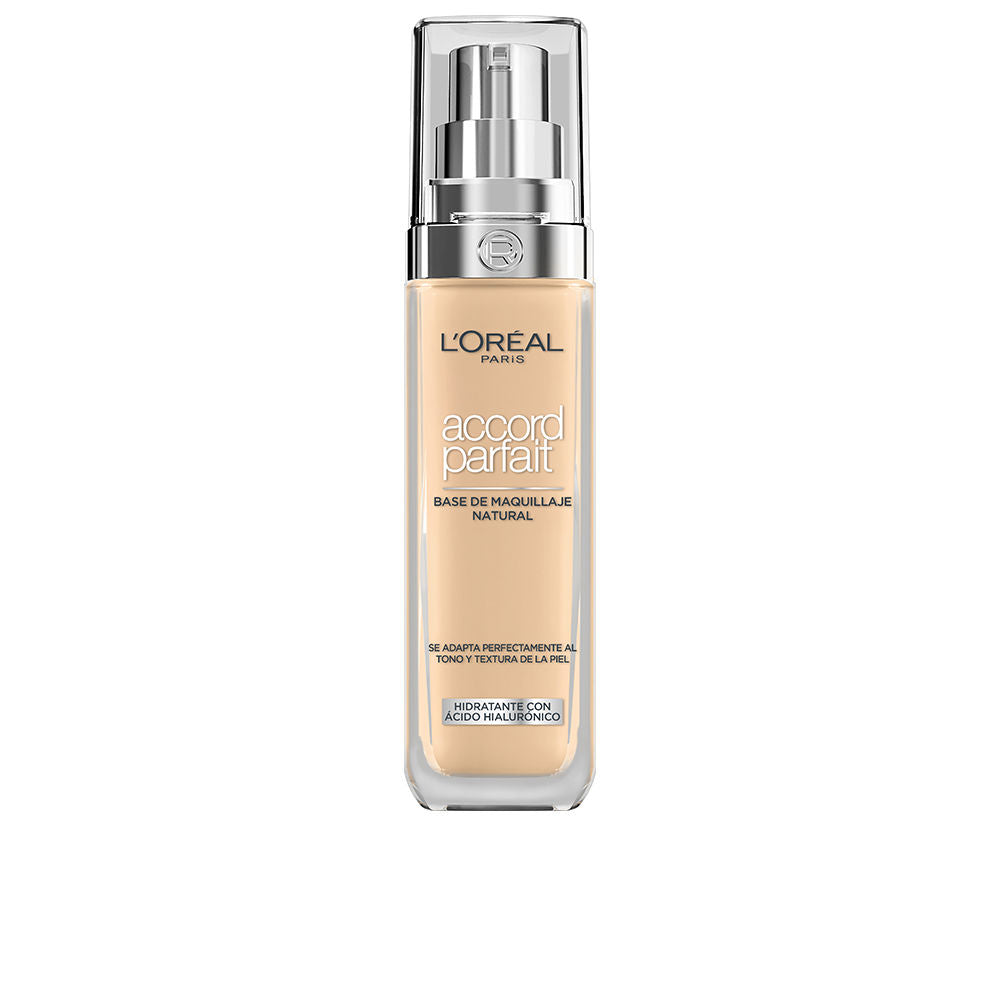 30 ml bottle of liquid foundation, adaptive shade, hyaluronic formula
