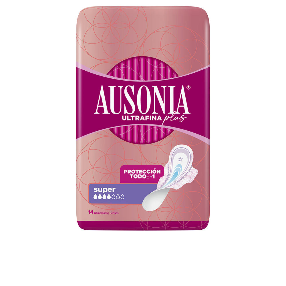 Pack of 14 ultra-thin sanitary pads with wings, scented, for Women