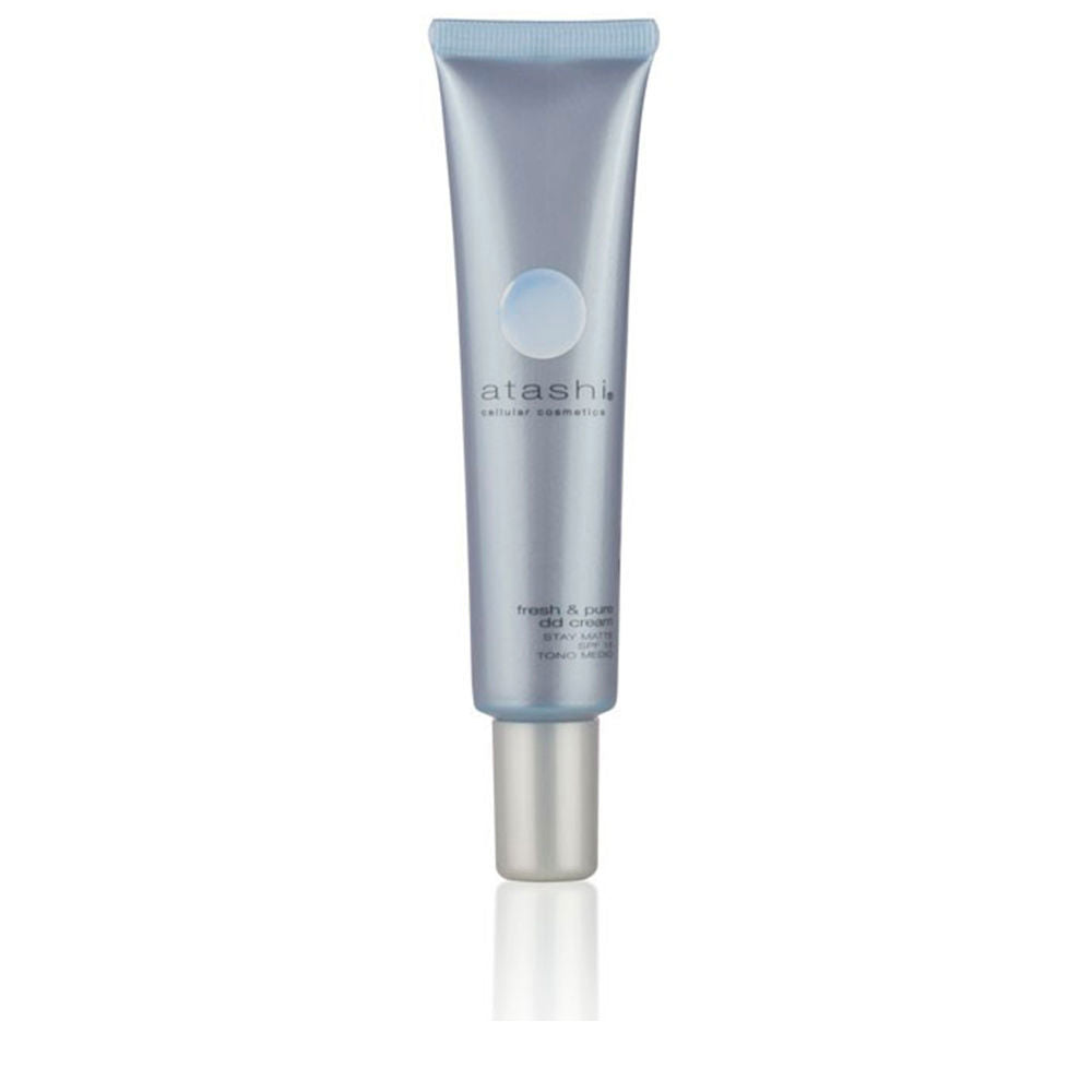 40 ml tube of light-coverage mattifying DD cream for Women, beige cream texture