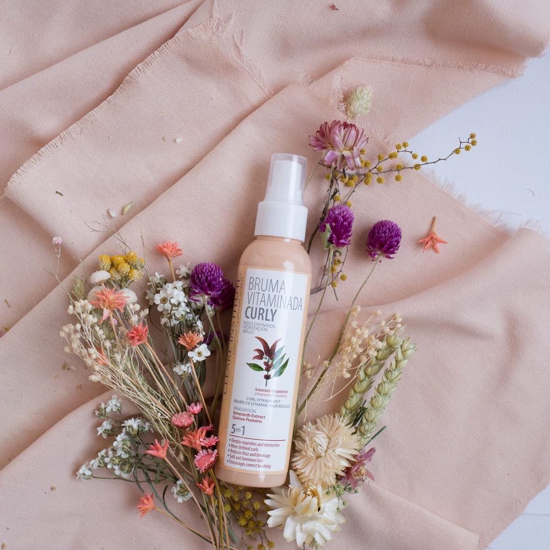 125 ml clear spray bottle for curly hair; hydrating curl mist