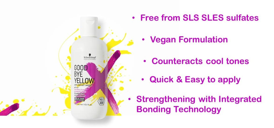 300 ml violet-toned neutralising shampoo bottle for cool blondes, sulfate-free, Unisex