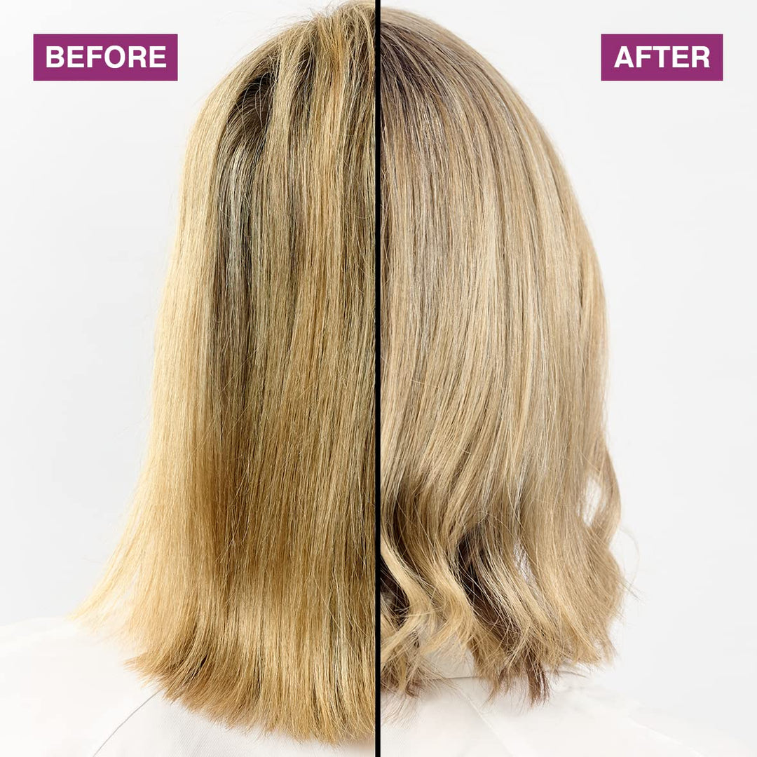 300 ml violet-toned neutralising shampoo bottle for cool blondes, sulfate-free, Unisex