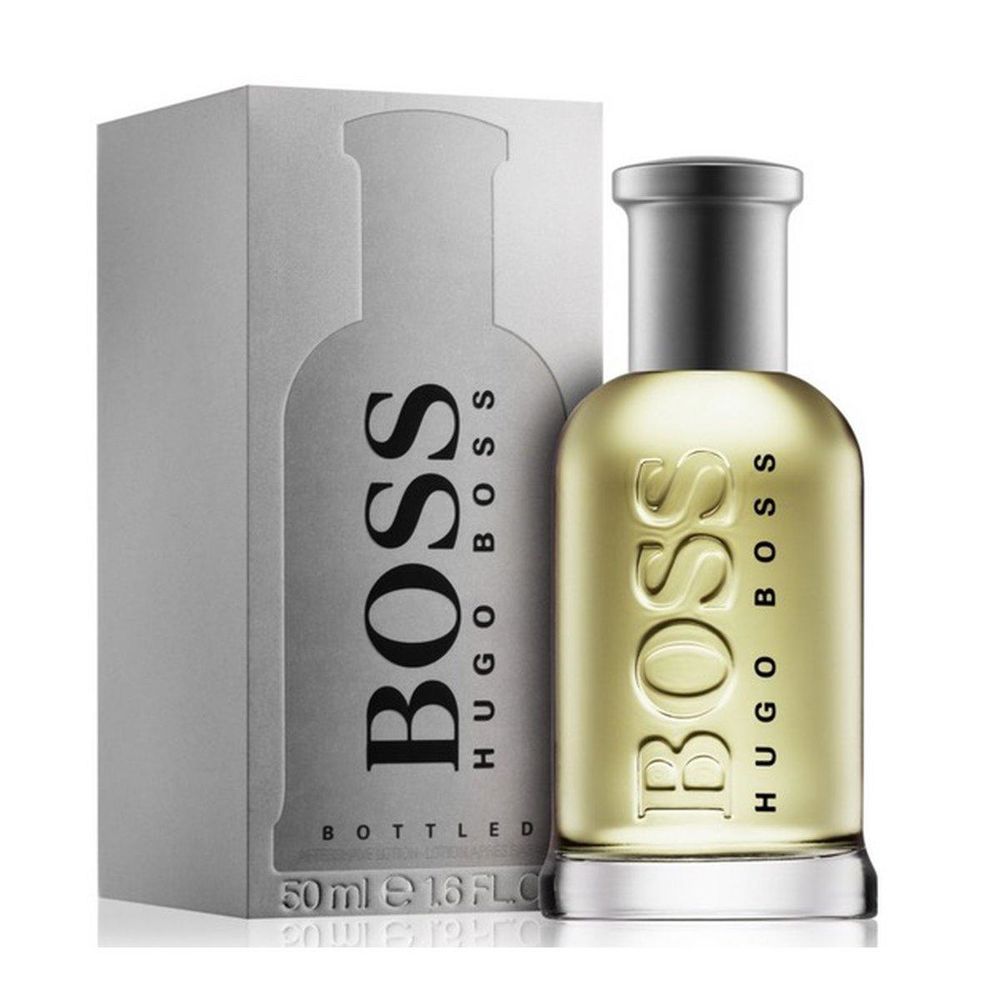 50 ml bottle of soothing spiced aftershave lotion for the Man, woody-spicy scent