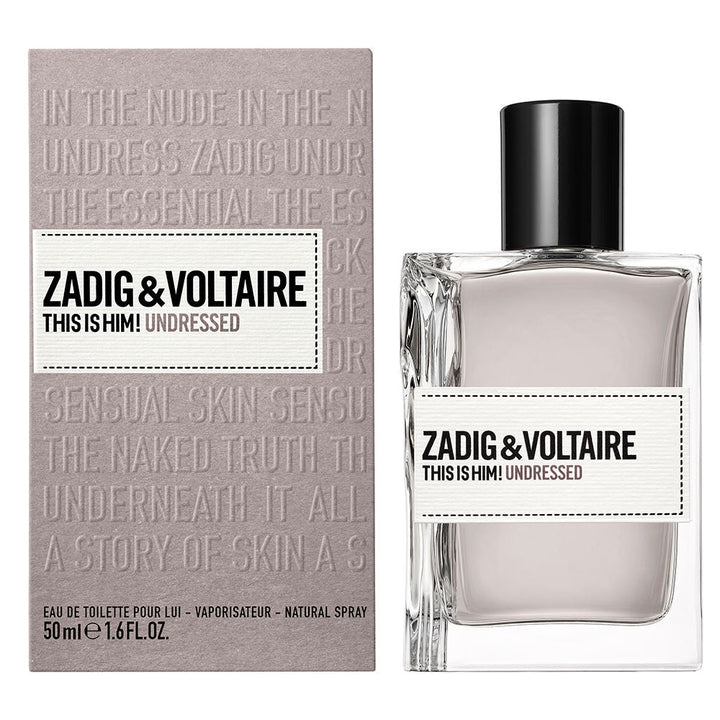 Bottle of This is Him! Undressed by Zadig &amp; Voltaire, woody-amber men&