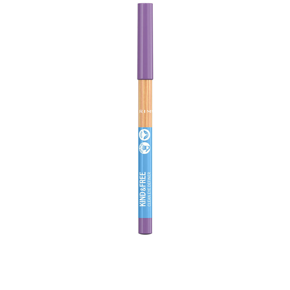 Unisex cream gel eye pencil in grape shade, 1.1 g, FSC wood casing