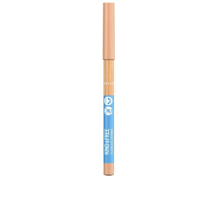 Creamy white pencil eye liner in wooden FSC pencil, 1.1 g, Unisex