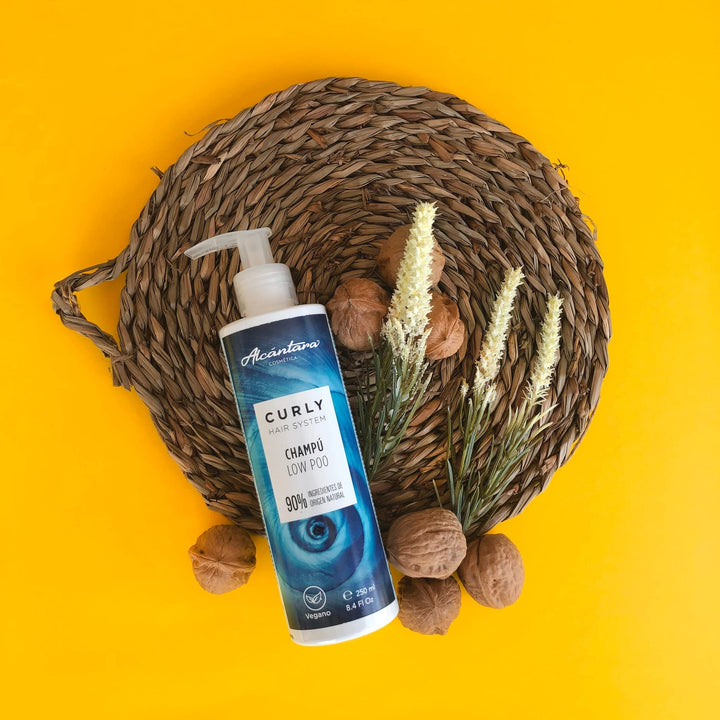 1,000 ml cream low‑poo shampoo bottle for curly hair, hydrating formula