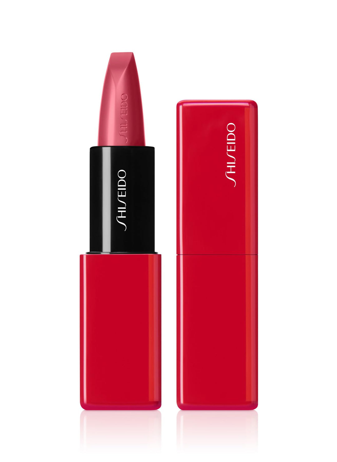 Sleek bullet lipstick with precision tip; glossy nude-red shade, 3.30 g, Unisex
