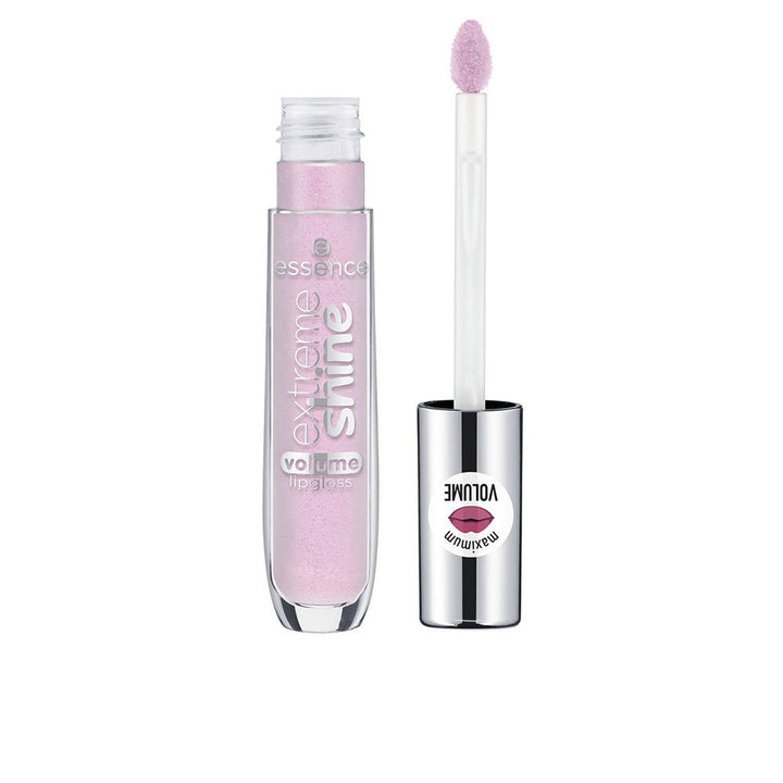 Small 5 ml glossy lip gloss in sheer red with recycled-plastic cap