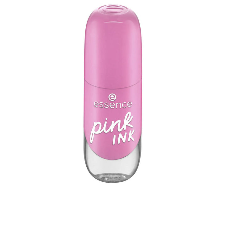 8 ml bottle of creamy pink gel nail polish with oversized brush, fast‑dry formula