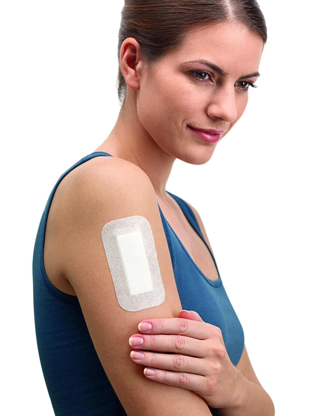 Compact Hartmann first aid patch kit with assorted bandages and dressings in a small case