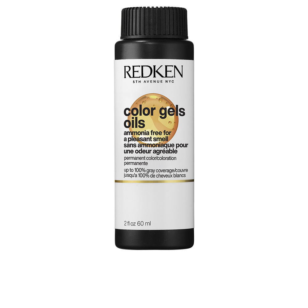 Three 60 ml sachets of ammonia-free gel-oil hair colour, shade 6.19