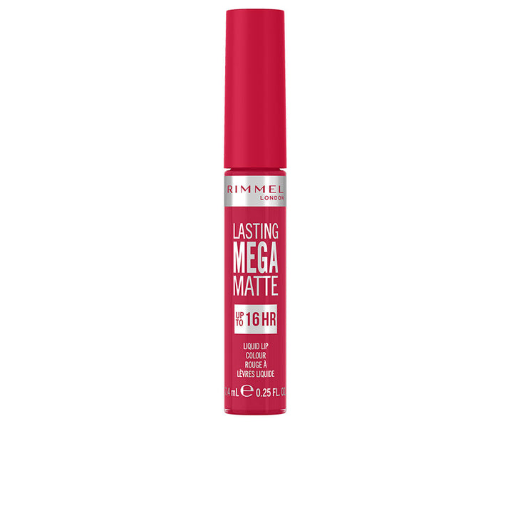 Matte liquid lip colour tube with angled precision applicator, fuchsia shade, 7.4 ml