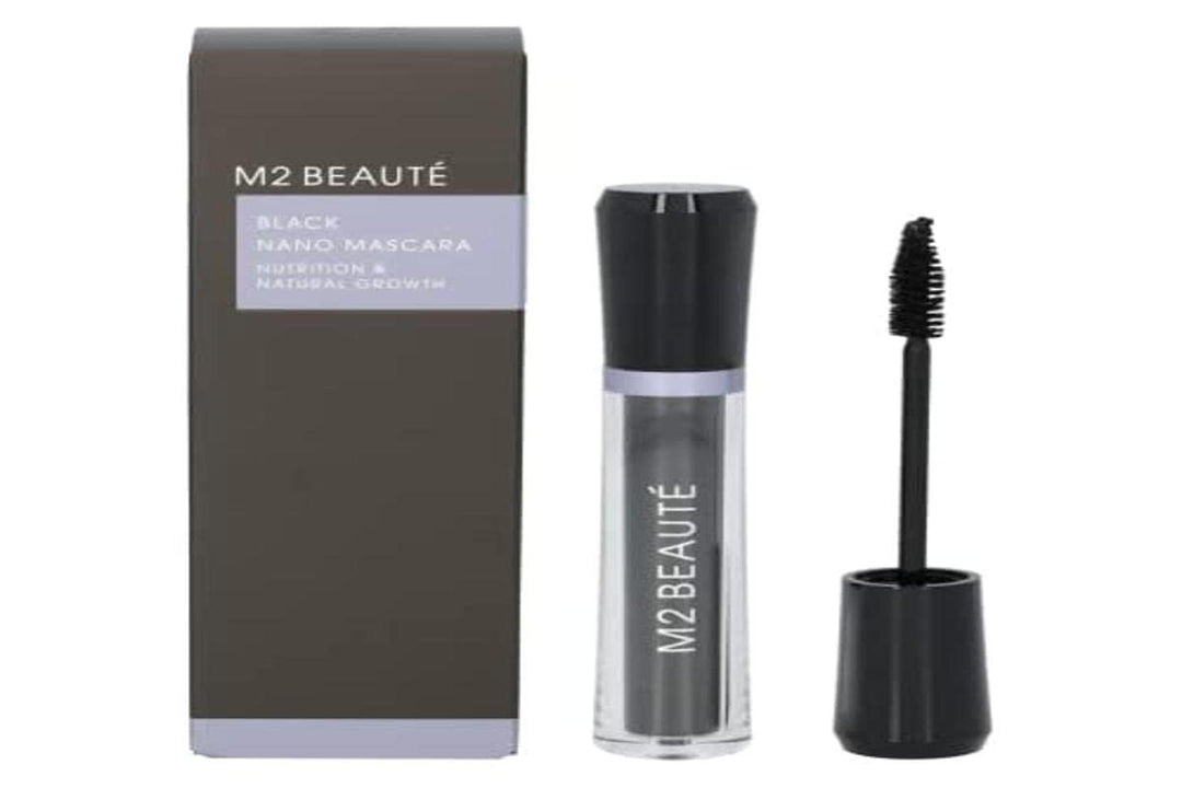 Tube of black conditioning mascara with fine nanotip brush, 6 ml
