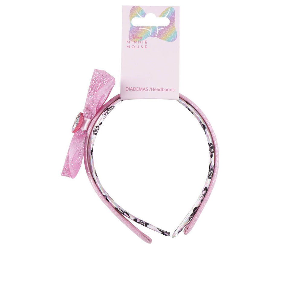 Slim silver children's headband with mermaid ears and bow, Unisex