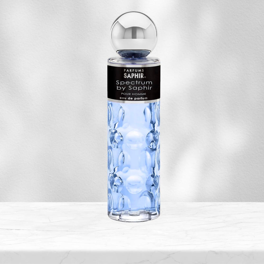 200 ml sleek glass bottle of woody citrus eau de parfum for Man