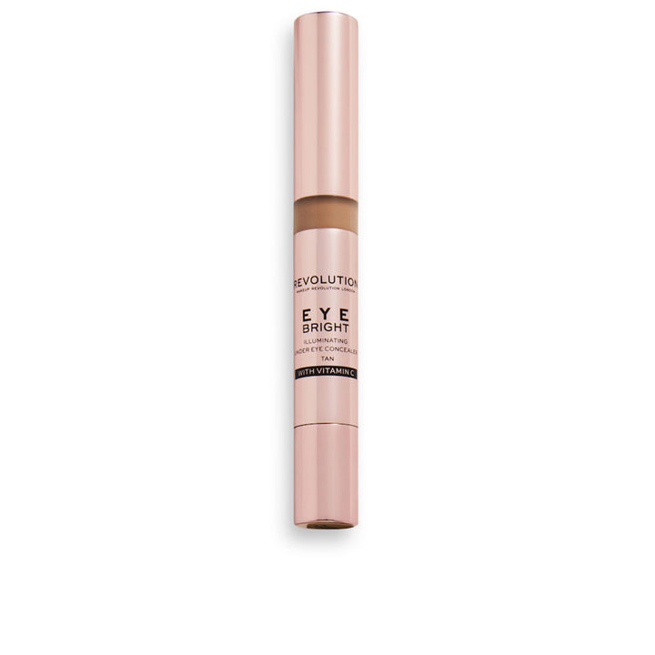 Small 3 ml cream concealer tube in tan shade with sponge applicator