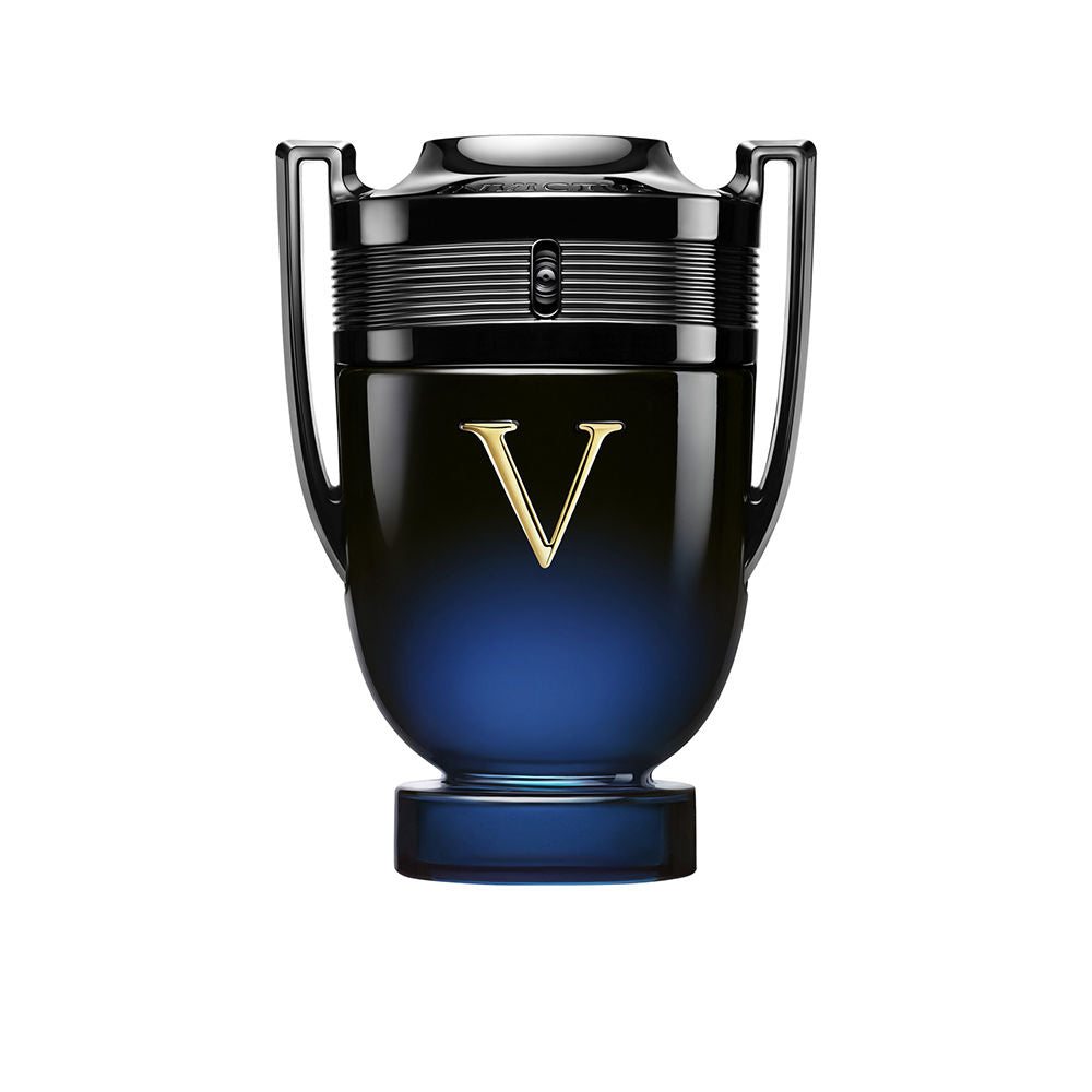 Gold relief bottle of Intense Victory Elixir Parfum, 50 ml spray for Man