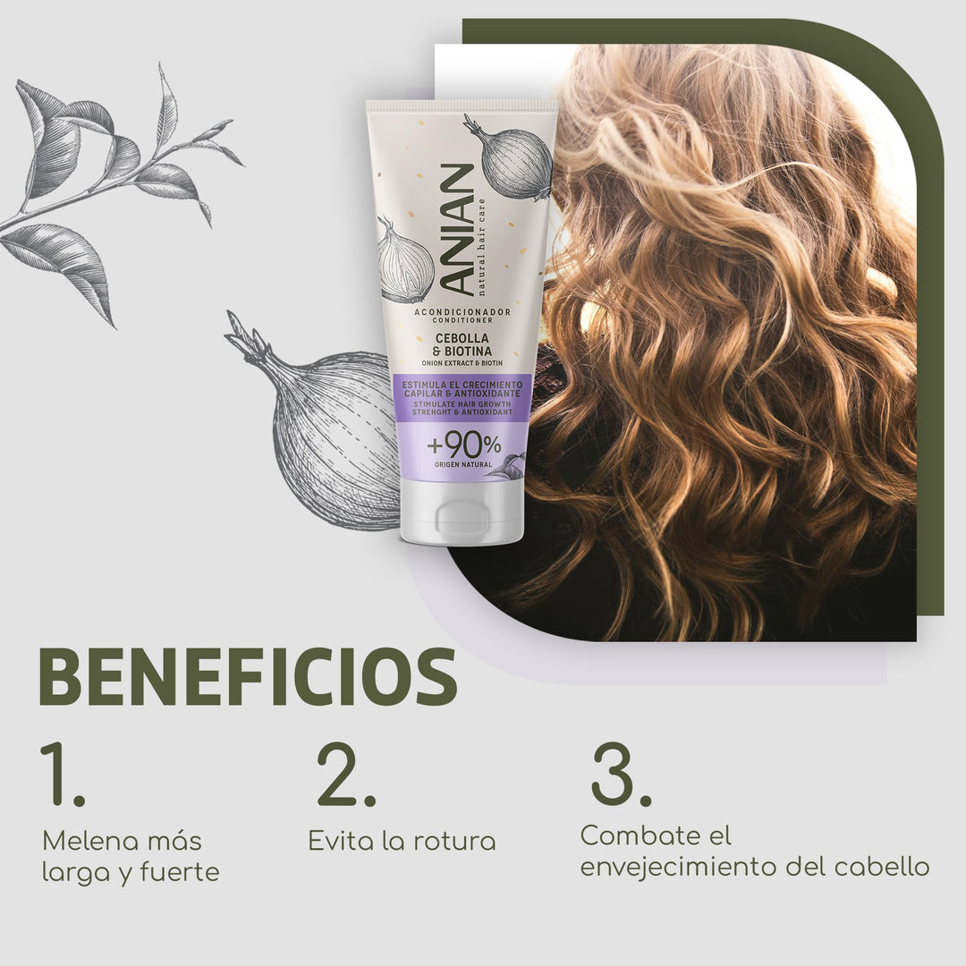 250 ml conditioner tube for weak hair, onion extract and biotin