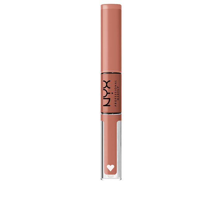 Sleek 3.4 ml high‑pigment lip gloss tube, glossy finish, jojoba enriched