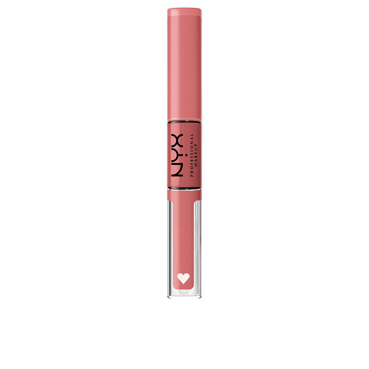 Clear lip gloss wand and tube, 3.4 ml, high‑shine unisex gloss
